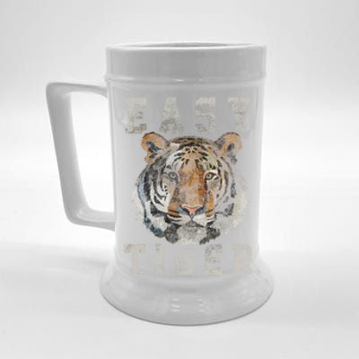 Easy Tiger Distressed Casualgiftchic Graphic For Women Gift Beer Stein