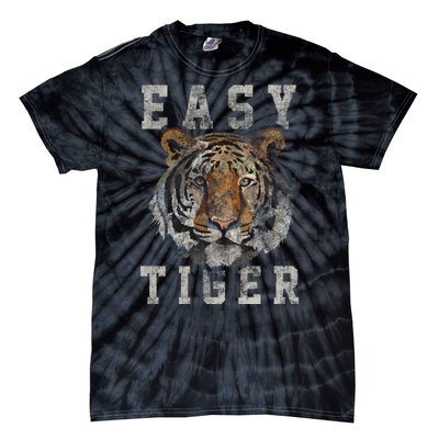 Easy Tiger Distressed Casualchic Graphic Tie-Dye T-Shirt