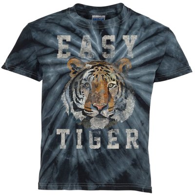 Easy Tiger Distressed Casualchic Graphic Kids Tie-Dye T-Shirt