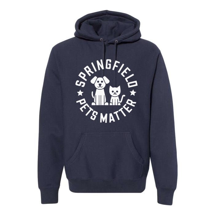 Eating The Dogs Springfield Pets Matter Cute Animal Design Premium Hoodie