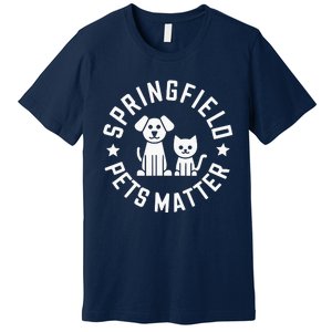 Eating The Dogs Springfield Pets Matter Cute Animal Design Premium T-Shirt