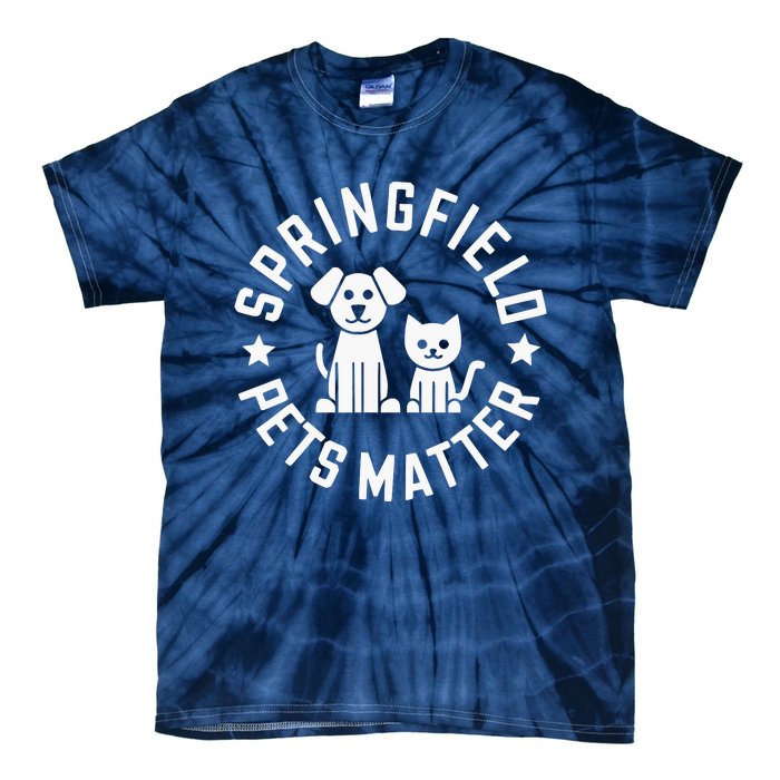 Eating The Dogs Springfield Pets Matter Cute Animal Design Tie-Dye T-Shirt