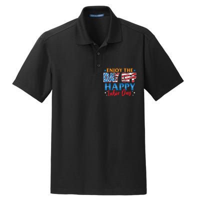 Enjoy The Day Off Happy Labor Day Dry Zone Grid Polo