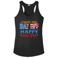 Enjoy The Day Off Happy Labor Day Ladies PosiCharge Competitor Racerback Tank