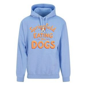 Eating The Dogs In Springfield Election Gift Unisex Surf Hoodie