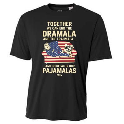 End The Dramala And The Traumala And Relax In Our Pajamalas Cooling Performance Crew T-Shirt