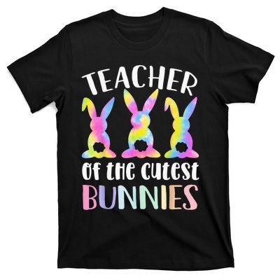 Easter Tie Dye Teacher of The Cutest Bunnies  Wo T-Shirt