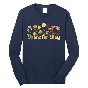 Embryo Transfer Day Ivf Flowers Ivf Transfer Day Couple Long Sleeve Shirt