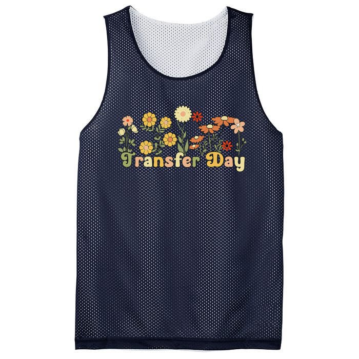 Embryo Transfer Day Ivf Flowers Ivf Transfer Day Couple Mesh Reversible Basketball Jersey Tank