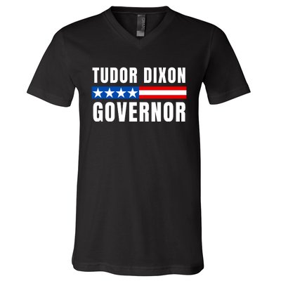 Elect Tudor Dixon Michigan Governor Vote Tudor Dixon V-Neck T-Shirt