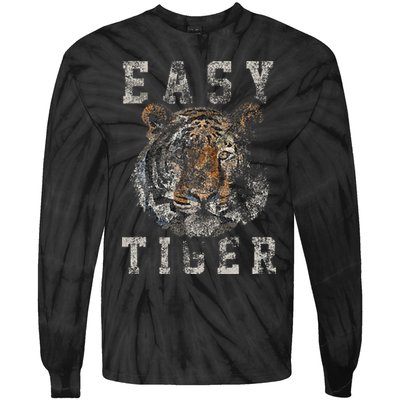 Easy Tiger Distressed Casualchic Tie-Dye Long Sleeve Shirt
