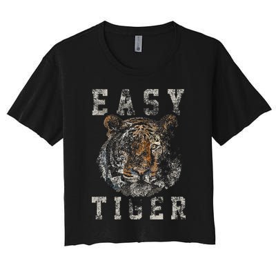 Easy Tiger Distressed Casualchic Crop Top