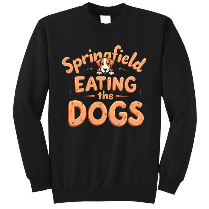 Eating The Dogs In Springfield Election Sweatshirt