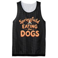 Eating The Dogs In Springfield Election Mesh Reversible Basketball Jersey Tank