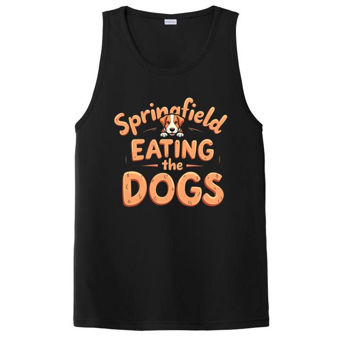 Eating The Dogs In Springfield Election PosiCharge Competitor Tank