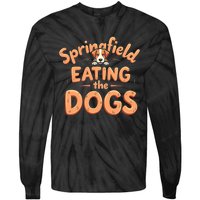 Eating The Dogs In Springfield Election Tie-Dye Long Sleeve Shirt