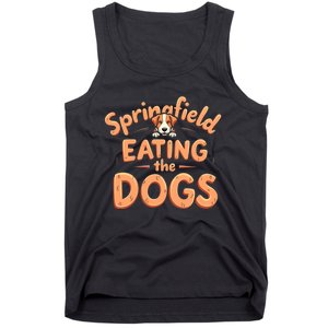 Eating The Dogs In Springfield Election Tank Top