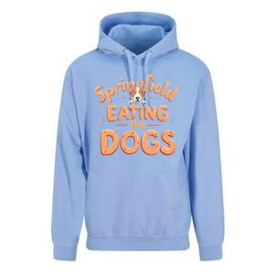 Eating The Dogs In Springfield Election Unisex Surf Hoodie