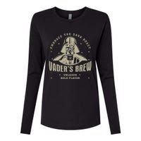 Embrace The Dark Brew Est 1977 Darth Womens Cotton Relaxed Long Sleeve T-Shirt