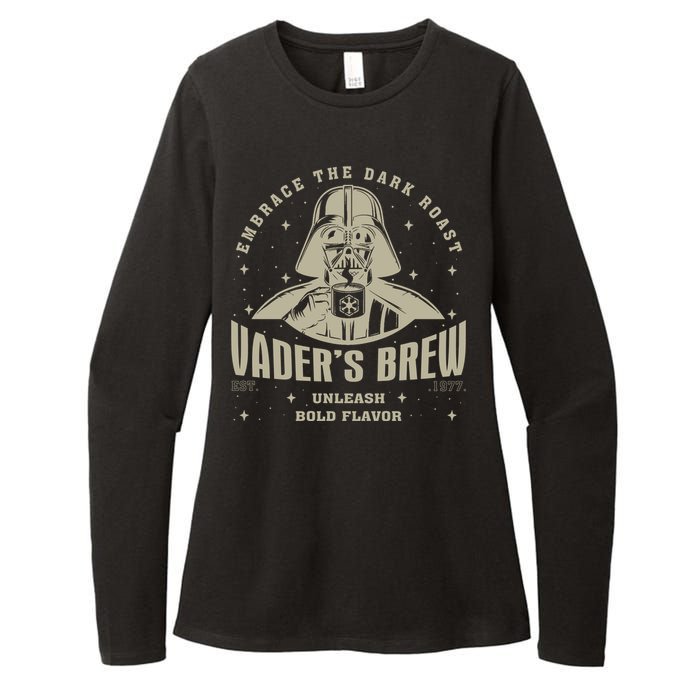 Embrace The Dark Brew Est 1977 Darth Womens CVC Long Sleeve Shirt