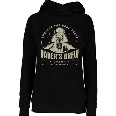 Embrace The Dark Brew Est 1977 Darth Womens Funnel Neck Pullover Hood