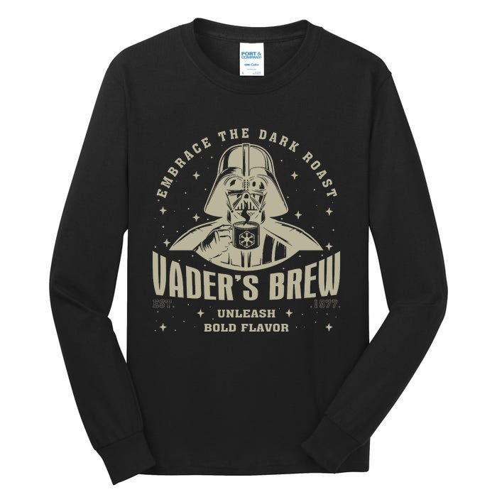 Embrace The Dark Brew Est 1977 Darth Tall Long Sleeve T-Shirt