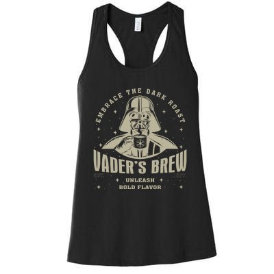 Embrace The Dark Brew Est 1977 Darth Women's Racerback Tank