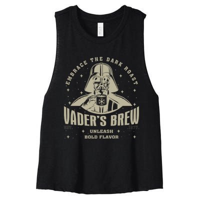 Embrace The Dark Brew Est 1977 Darth Women's Racerback Cropped Tank