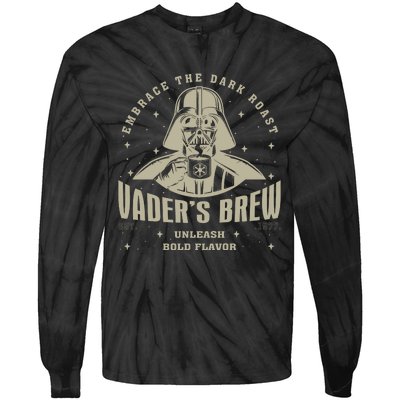 Embrace The Dark Brew Est 1977 Darth Tie-Dye Long Sleeve Shirt