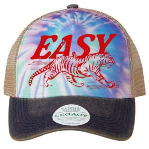 Easy Tiger Distressed Graphic Legacy Tie Dye Trucker Hat