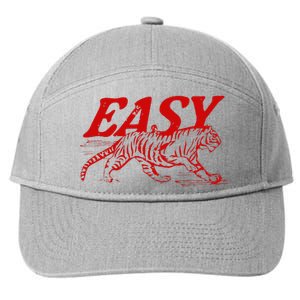 Easy Tiger Distressed Graphic 7-Panel Snapback Hat