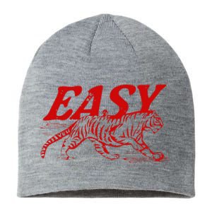 Easy Tiger Distressed Graphic Sustainable Beanie