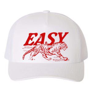 Easy Tiger Distressed Graphic Yupoong Adult 5-Panel Trucker Hat