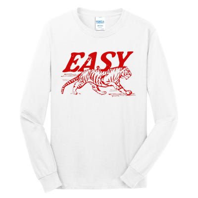 Easy Tiger Distressed Graphic Tall Long Sleeve T-Shirt