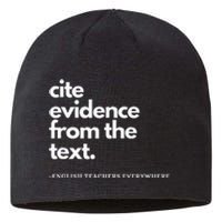 English Teacher Ela Cite Evidence From The Text Sustainable Beanie