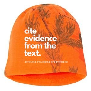 English Teacher Ela Cite Evidence From The Text Kati - Camo Knit Beanie