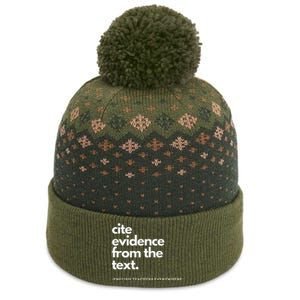 English Teacher Ela Cite Evidence From The Text The Baniff Cuffed Pom Beanie