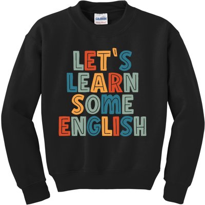 Esl Teacher English Second Language Teacher Kids Sweatshirt