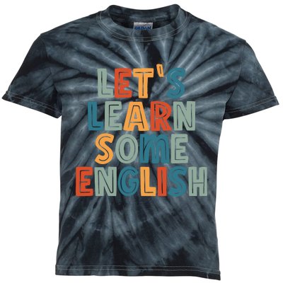 Esl Teacher English Second Language Teacher Kids Tie-Dye T-Shirt