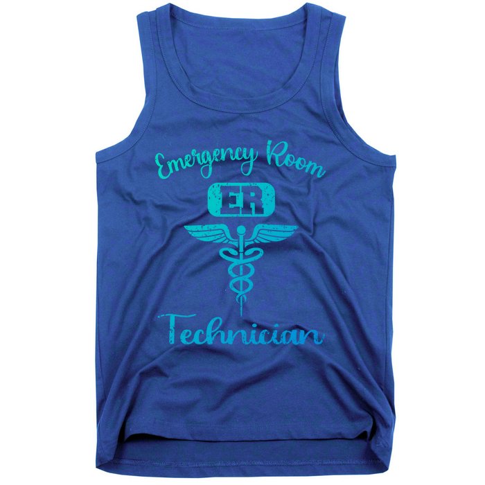 Er Tech Emergency Room Technologists Technicians Gift Tank Top