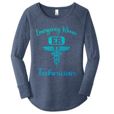 Er Tech Emergency Room Technologists Technicians Gift Women's Perfect Tri Tunic Long Sleeve Shirt