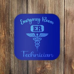 Er Tech Emergency Room Technologists Technicians Gift Coaster