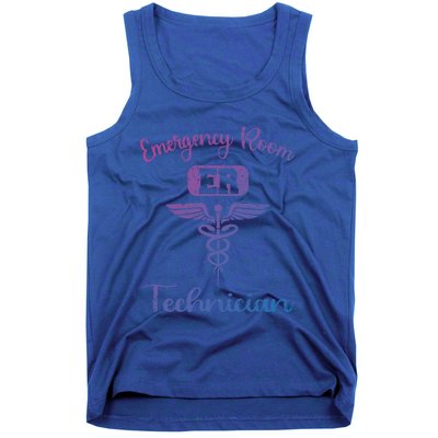 Er Tech Emergency Room Technologists Technicians Gift Tank Top