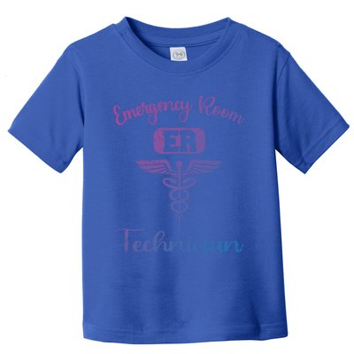 Er Tech Emergency Room Technologists Technicians Gift Toddler T-Shirt