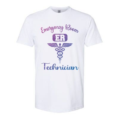 Er Tech Emergency Room Technologists Technicians Gift Softstyle CVC T-Shirt