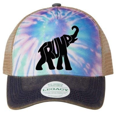 Elehphant Trump Legacy Tie Dye Trucker Hat