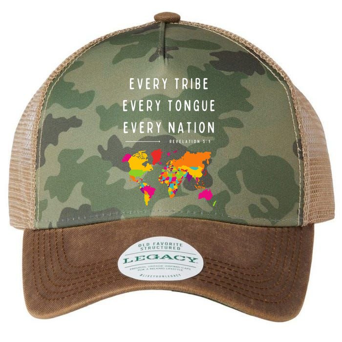 Every Tribe Every Tongue Every Nation Revelation Legacy Tie Dye Trucker Hat