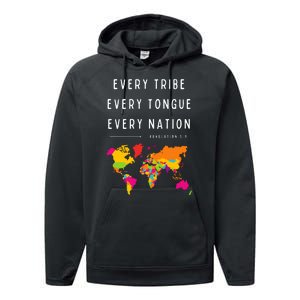 Every Tribe Every Tongue Every Nation Revelation Performance Fleece Hoodie