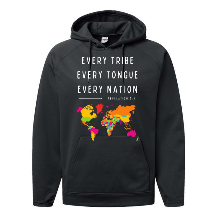 Every Tribe Every Tongue Every Nation Revelation Performance Fleece Hoodie