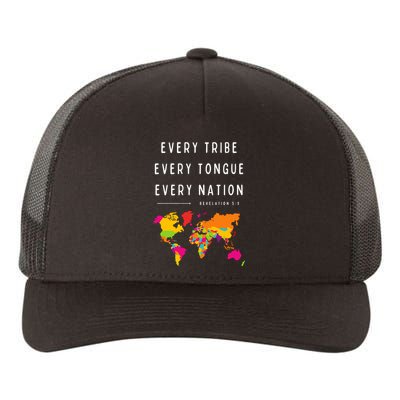 Every Tribe Every Tongue Every Nation Revelation Yupoong Adult 5-Panel Trucker Hat